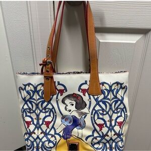 Dooney & Bourke Snow White Shoulder Bag - White and Blue